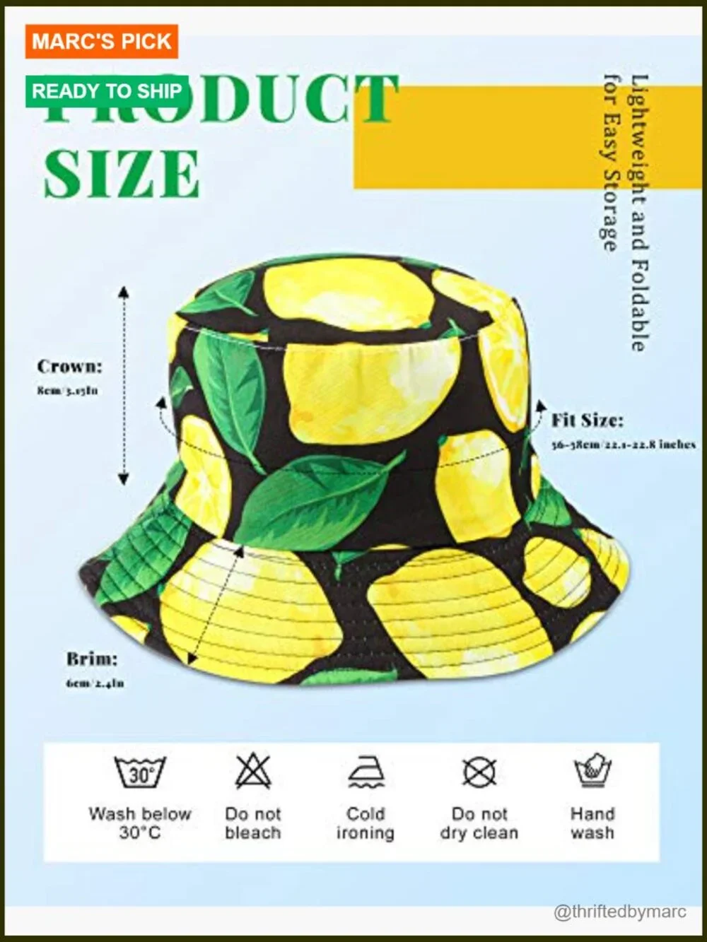 2 Pack Reversible Bucket Hat Unisex Cotton Sun Hat for Beach Travel Fishing